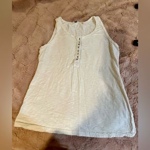 True Grit White Tank